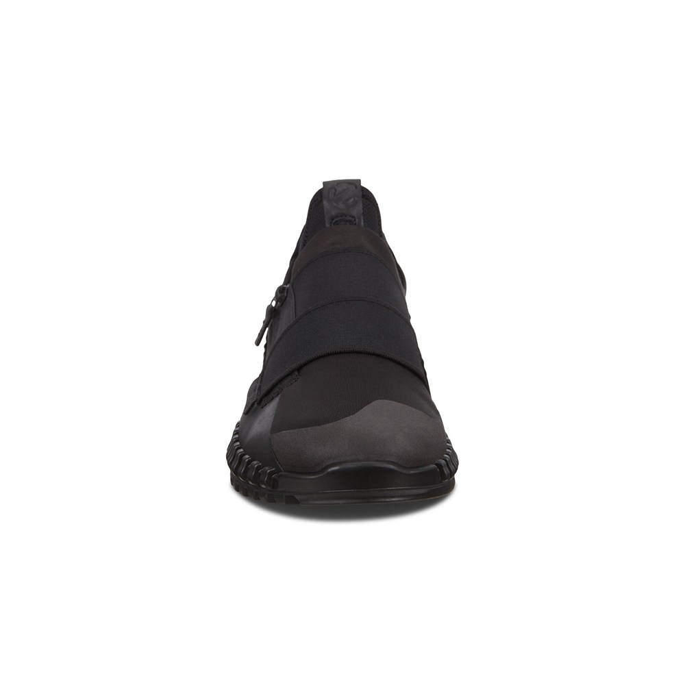 Slip On Hombre - ECCO Zipflex Shoes - Negros - MWA806347